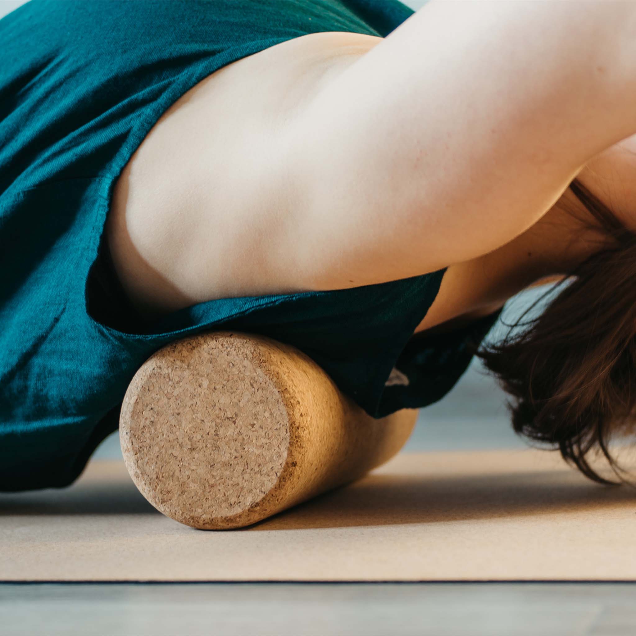 Fascia roller van natuurkurk