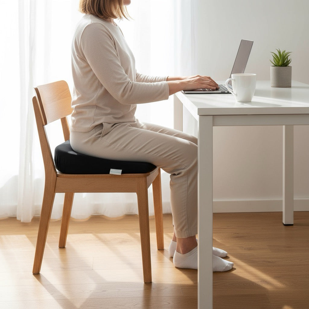 Ergonomisch zitkussen in wigvorm
