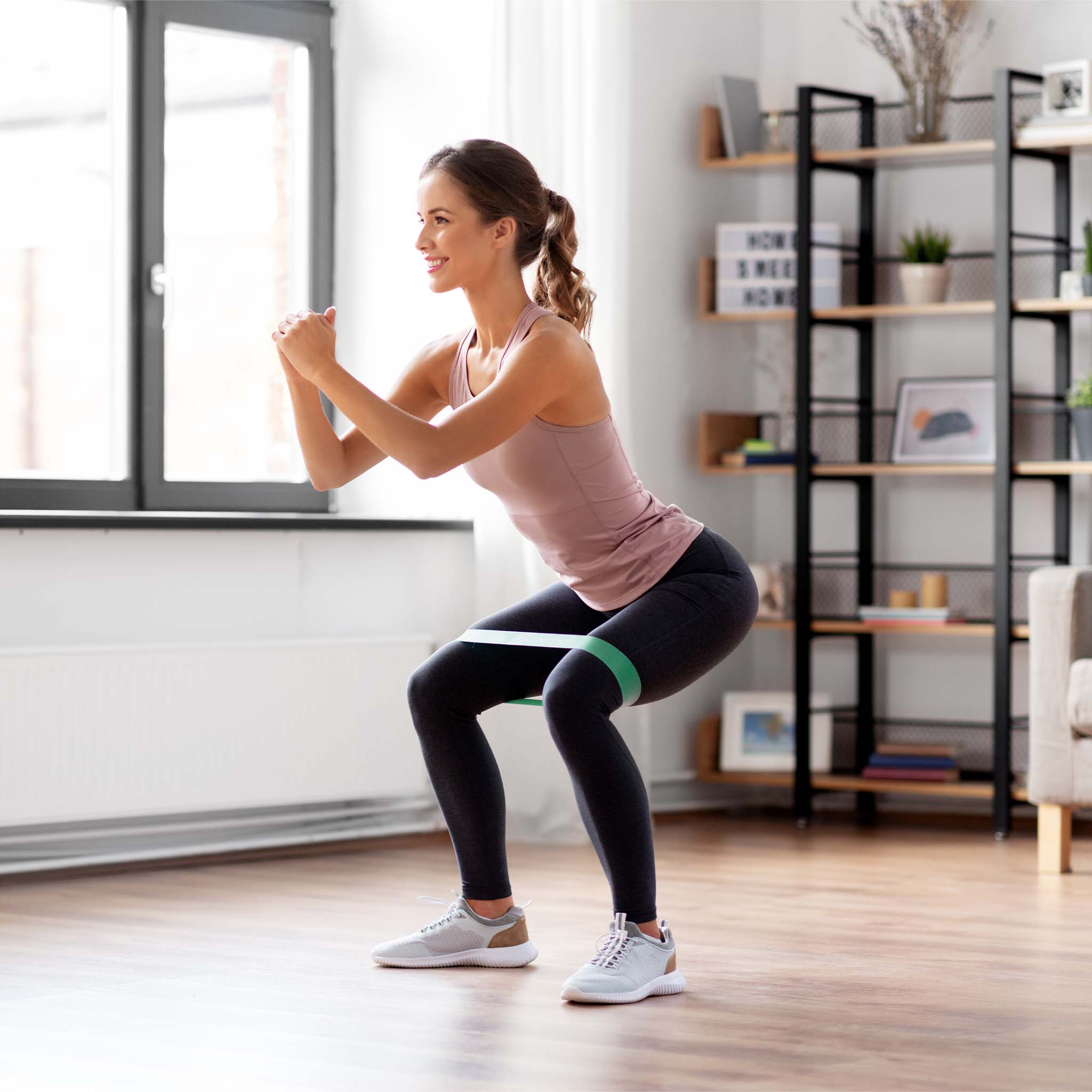 Fitnessbanden loops van textiel